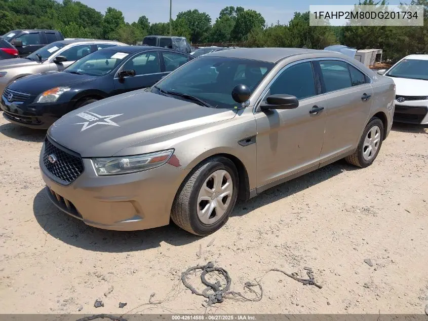2013 Ford Police Interceptor VIN: 1FAHP2M80DG201734 Lot: 42614586