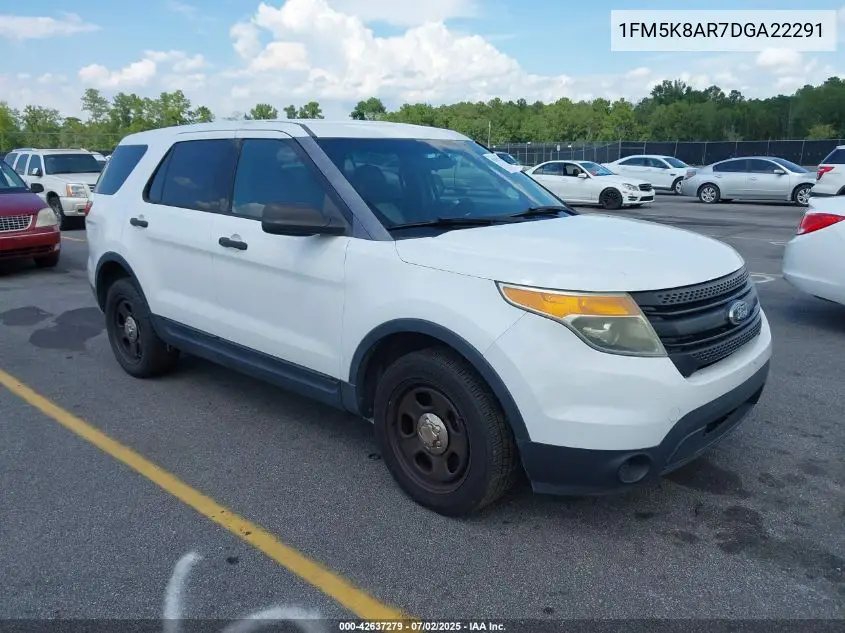 2013 Ford Police Interceptor VIN: 1FM5K8AR7DGA22291 Lot: 42637279