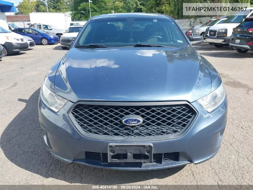 2014 Ford Police Interceptor VIN: 1FAHP2MK1EG146367 Lot: 40414190