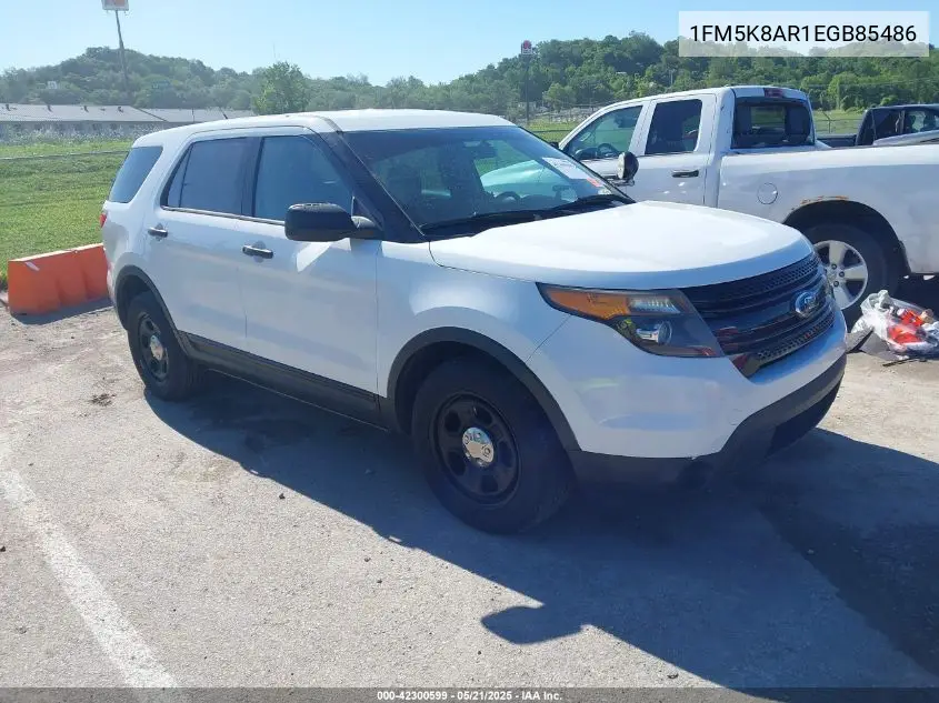 2014 Ford Police Interceptor VIN: 1FM5K8AR1EGB85486 Lot: 42300599