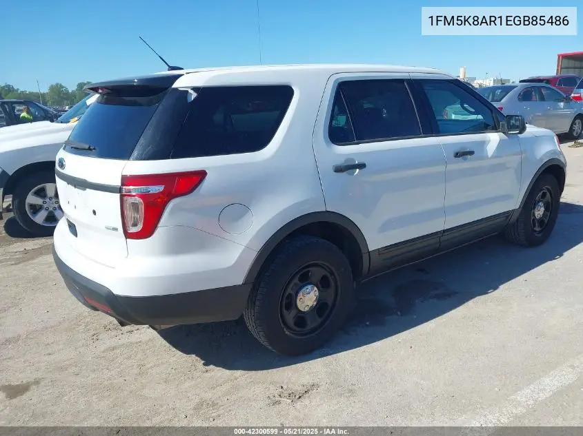 2014 Ford Police Interceptor VIN: 1FM5K8AR1EGB85486 Lot: 42300599
