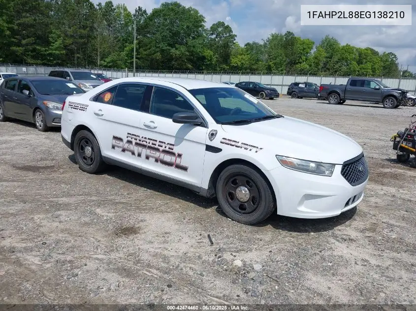 2014 Ford Police Interceptor VIN: 1FAHP2L88EG138210 Lot: 42474460