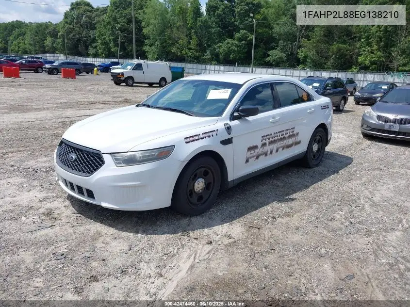 2014 Ford Police Interceptor VIN: 1FAHP2L88EG138210 Lot: 42474460