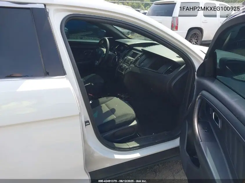 2014 Ford Police Interceptor VIN: 1FAHP2MKXEG100925 Lot: 42491379