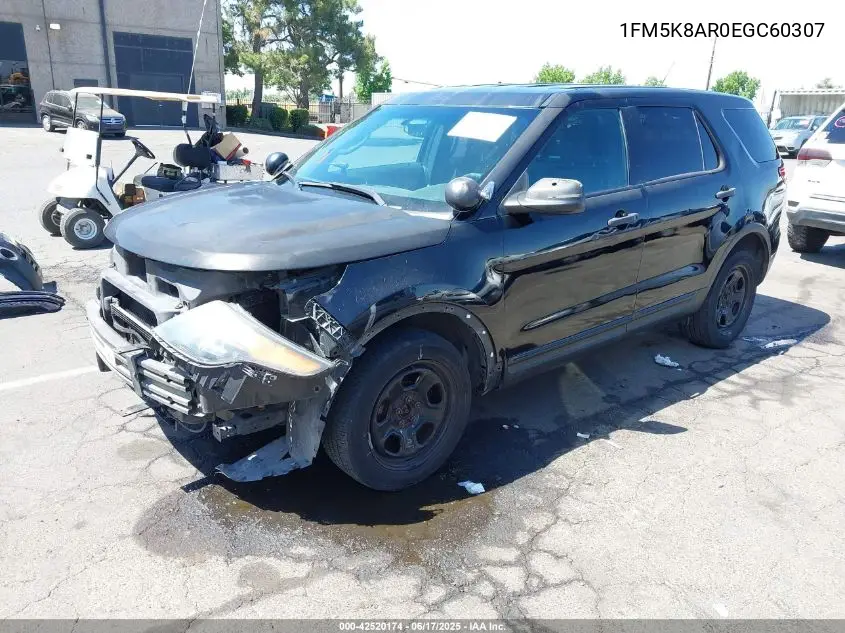 2014 Ford Police Interceptor VIN: 1FM5K8AR0EGC60307 Lot: 42520174