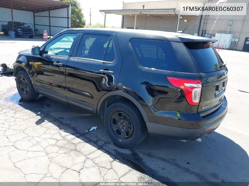 2014 Ford Police Interceptor VIN: 1FM5K8AR0EGC60307 Lot: 42520174