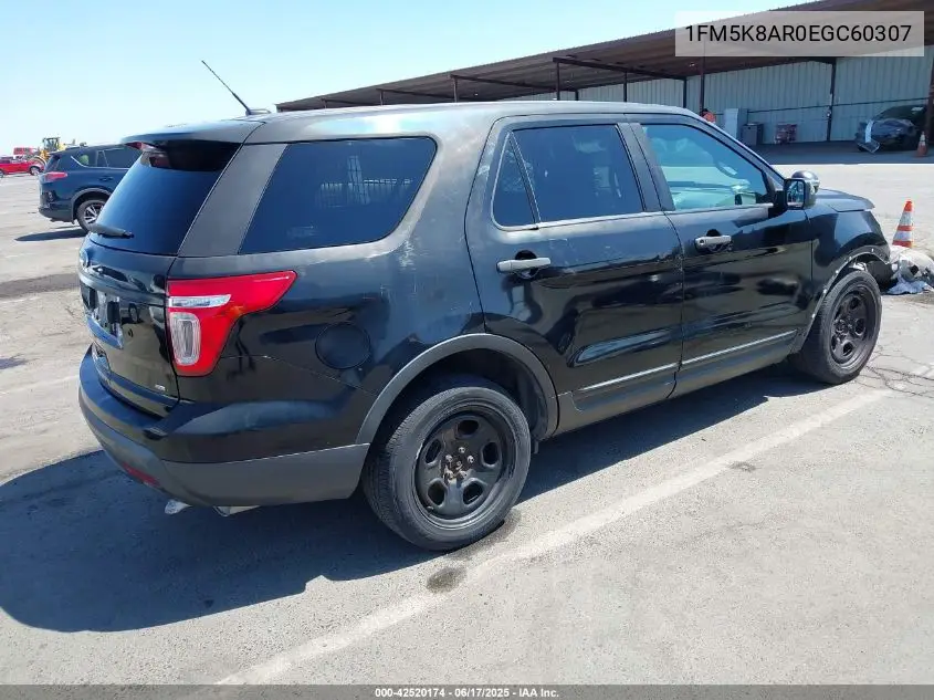 2014 Ford Police Interceptor VIN: 1FM5K8AR0EGC60307 Lot: 42520174