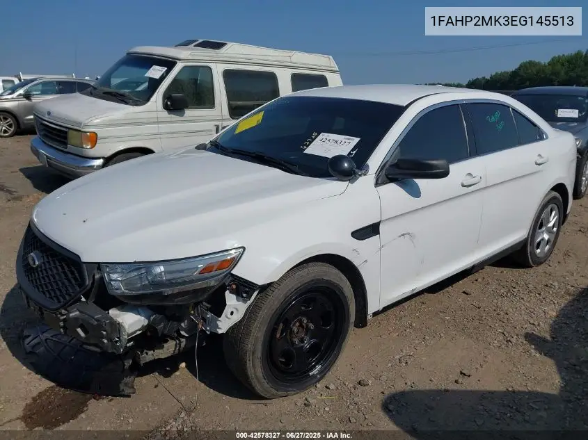2014 Ford Police Interceptor VIN: 1FAHP2MK3EG145513 Lot: 42578327