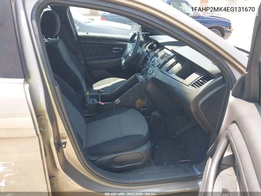 2014 Ford Police Interceptor VIN: 1FAHP2MK4EG131670 Lot: 42614498