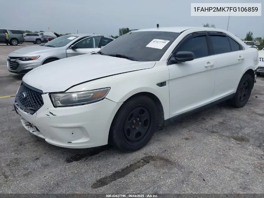 2015 Ford Police Interceptor VIN: 1FAHP2MK7FG106859 Lot: 42427795