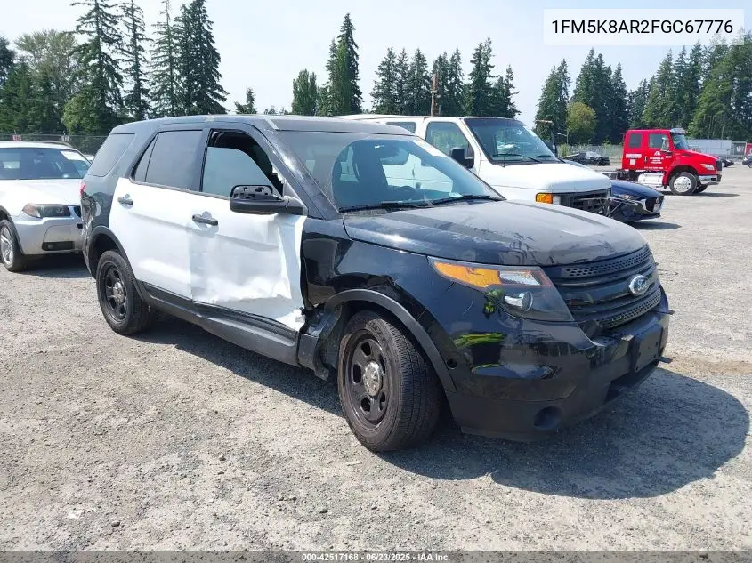 2015 Ford Police Interceptor VIN: 1FM5K8AR2FGC67776 Lot: 42517168