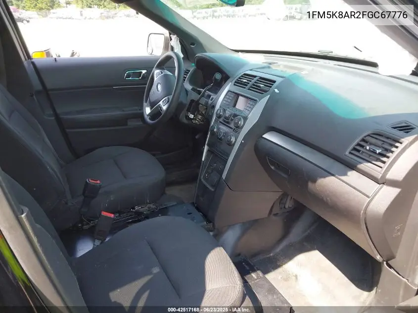 2015 Ford Police Interceptor VIN: 1FM5K8AR2FGC67776 Lot: 42517168