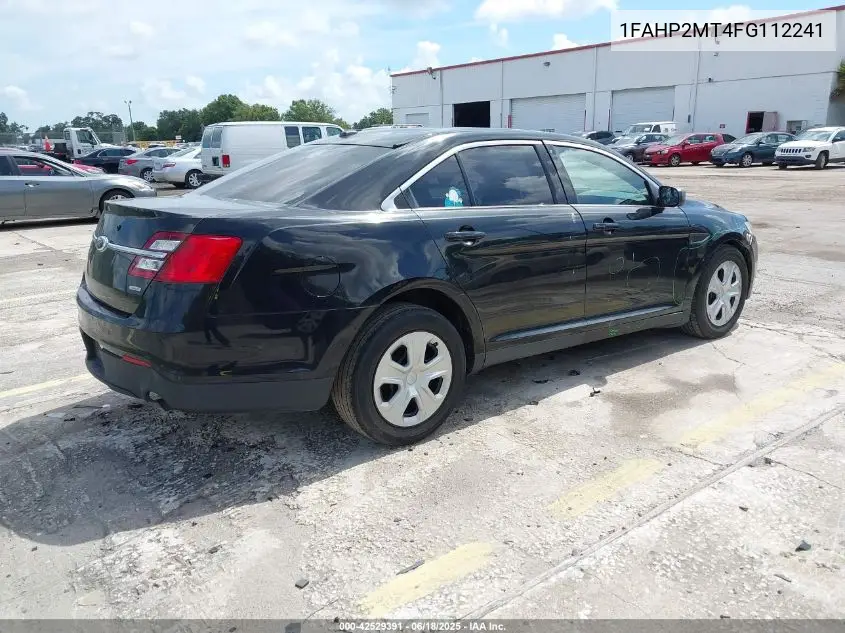 2015 Ford Police Interceptor VIN: 1FAHP2MT4FG112241 Lot: 42529391