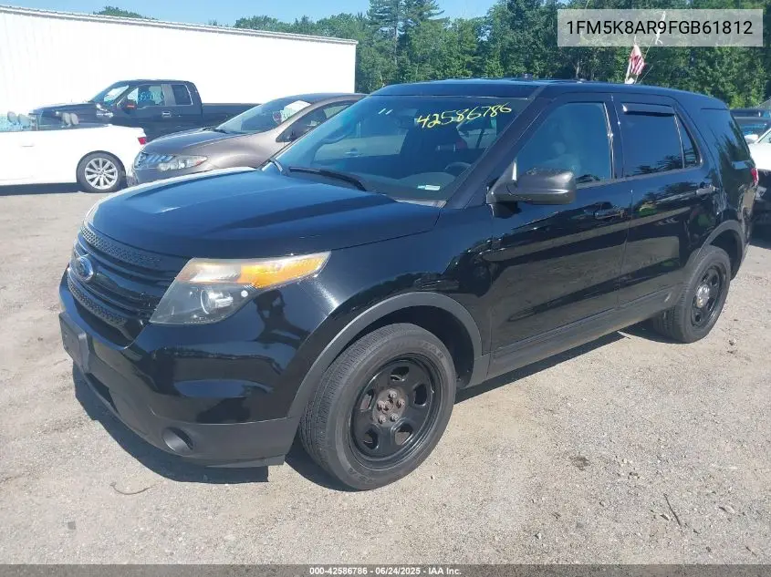 2015 Ford Police Interceptor VIN: 1FM5K8AR9FGB61812 Lot: 42586786