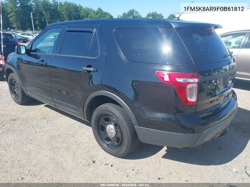 2015 Ford Police Interceptor VIN: 1FM5K8AR9FGB61812 Lot: 42586786