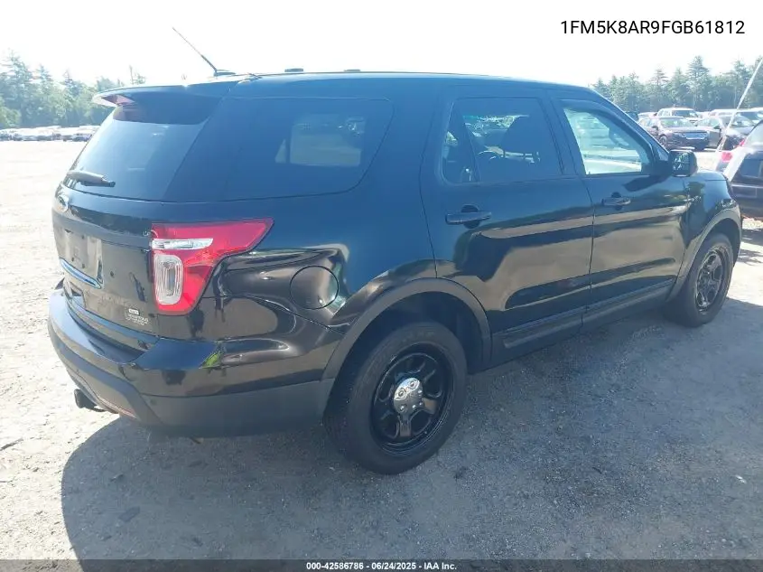 2015 Ford Police Interceptor VIN: 1FM5K8AR9FGB61812 Lot: 42586786
