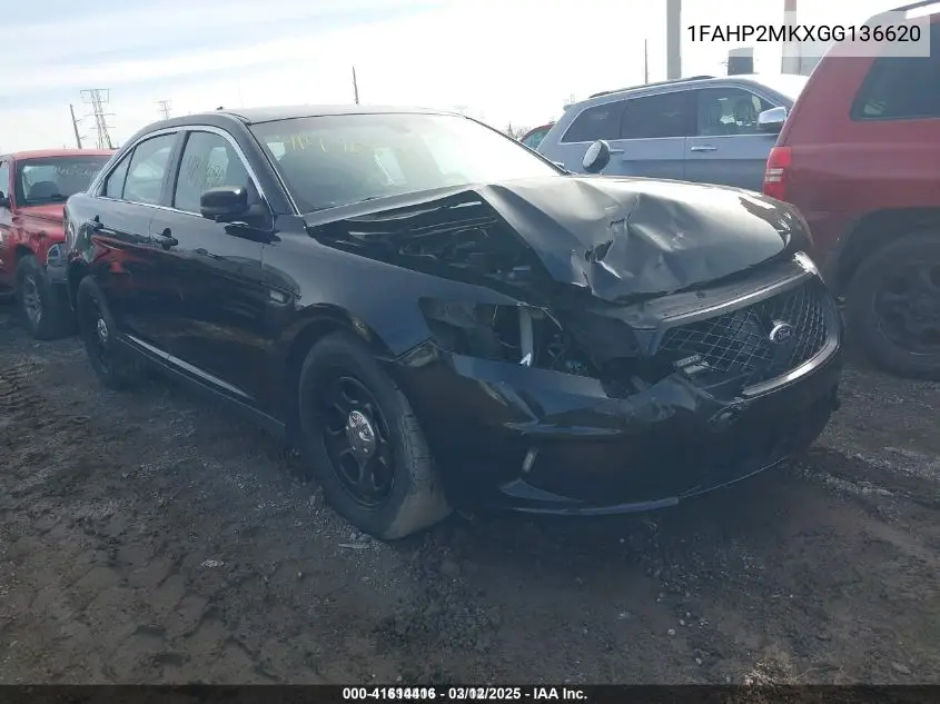 2016 Ford Police Interceptor VIN: 1FAHP2MKXGG136620 Lot: 41614416