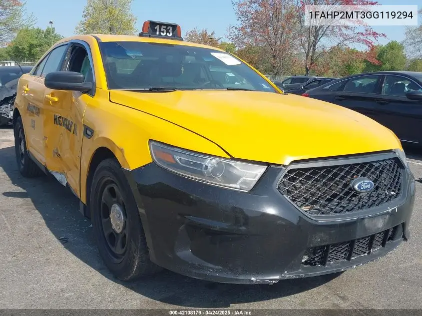 2016 Ford Police Interceptor VIN: 1FAHP2MT3GG119294 Lot: 42108179