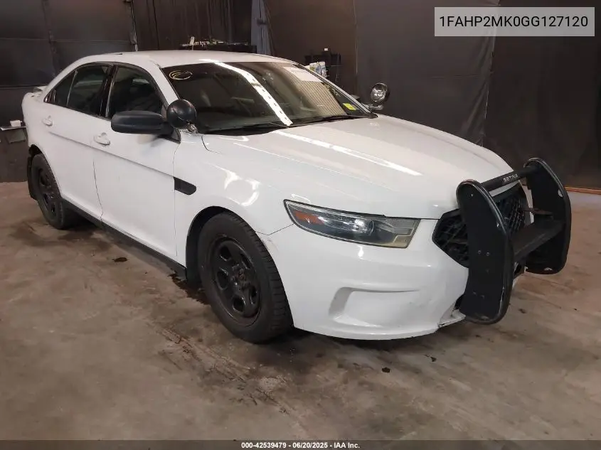 2016 Ford Police Interceptor VIN: 1FAHP2MK0GG127120 Lot: 42539479