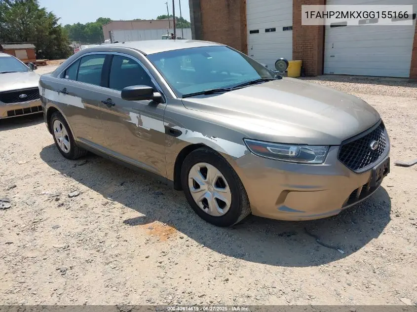 2016 Ford Police Interceptor VIN: 1FAHP2MKXGG155166 Lot: 42614619