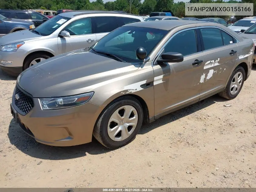 2016 Ford Police Interceptor VIN: 1FAHP2MKXGG155166 Lot: 42614619