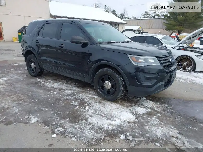 2017 Ford Police Interceptor VIN: 1FM5K8AR7HGA79015 Lot: 41631536