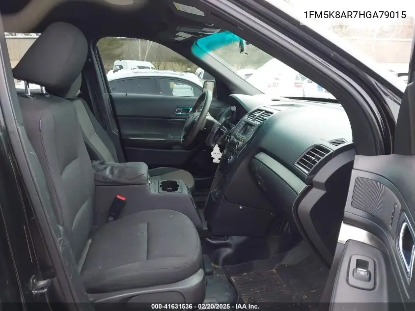 2017 Ford Police Interceptor VIN: 1FM5K8AR7HGA79015 Lot: 41631536