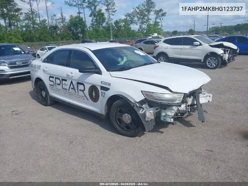 2017 Ford Police Interceptor VIN: 1FAHP2MK8HG123737 Lot: 42128028