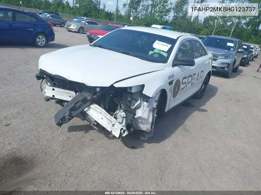 2017 Ford Police Interceptor VIN: 1FAHP2MK8HG123737 Lot: 42128028