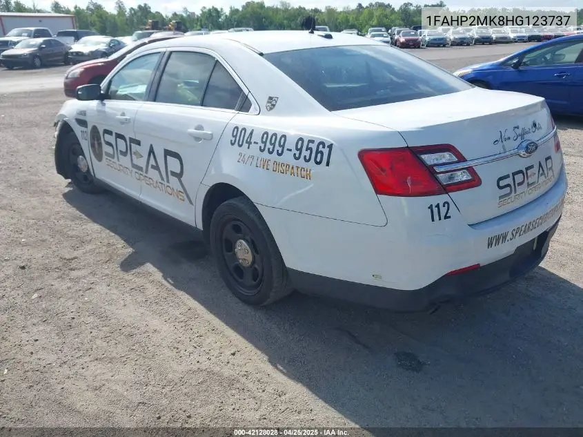 2017 Ford Police Interceptor VIN: 1FAHP2MK8HG123737 Lot: 42128028