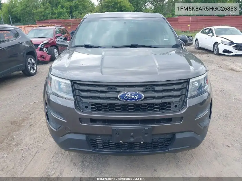 2017 Ford Police Interceptor VIN: 1FM5K8AR5HGC26853 Lot: 42408610