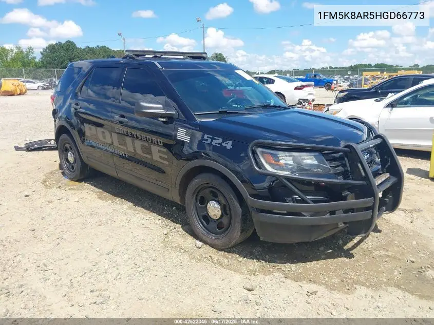 2017 Ford Police Interceptor VIN: 1FM5K8AR5HGD66773 Lot: 42522345