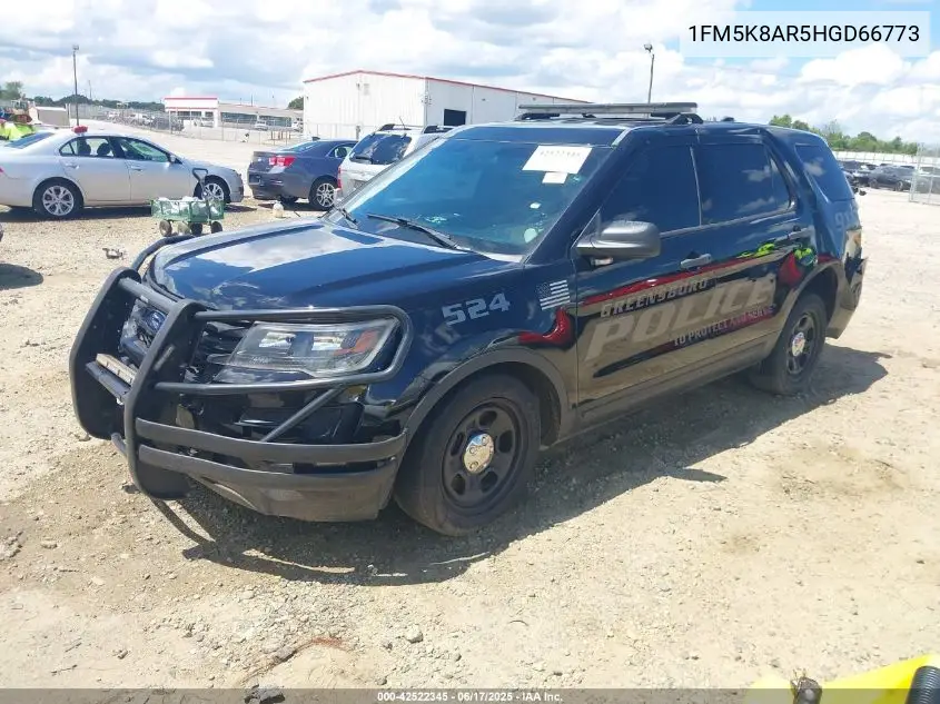 2017 Ford Police Interceptor VIN: 1FM5K8AR5HGD66773 Lot: 42522345