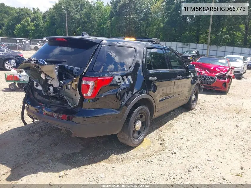 2017 Ford Police Interceptor VIN: 1FM5K8AR5HGD66773 Lot: 42522345