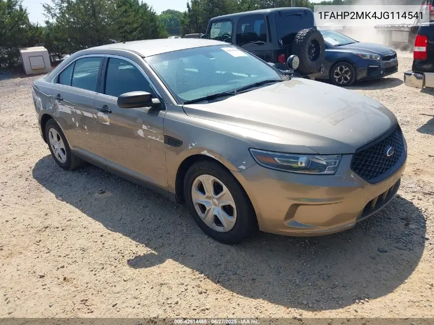 2018 Ford Police Interceptor VIN: 1FAHP2MK4JG114541 Lot: 42614466