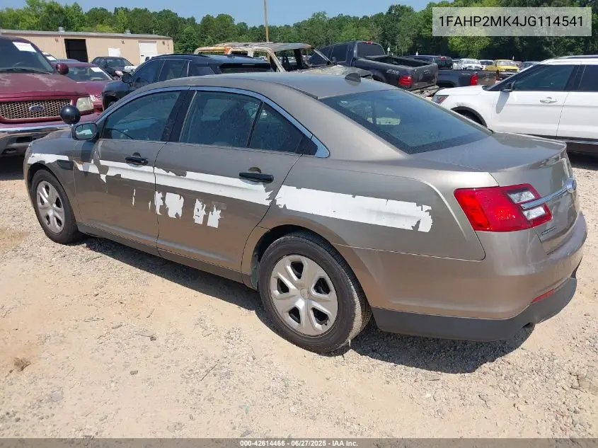 2018 Ford Police Interceptor VIN: 1FAHP2MK4JG114541 Lot: 42614466
