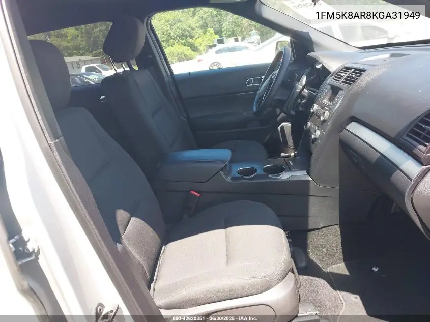 2019 Ford Police Interceptor VIN: 1FM5K8AR8KGA31949 Lot: 42620351