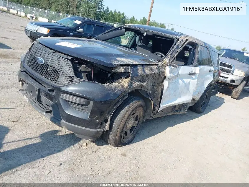 2020 Ford Police Interceptor VIN: 1FM5K8ABXLGA19161 Lot: 42517320