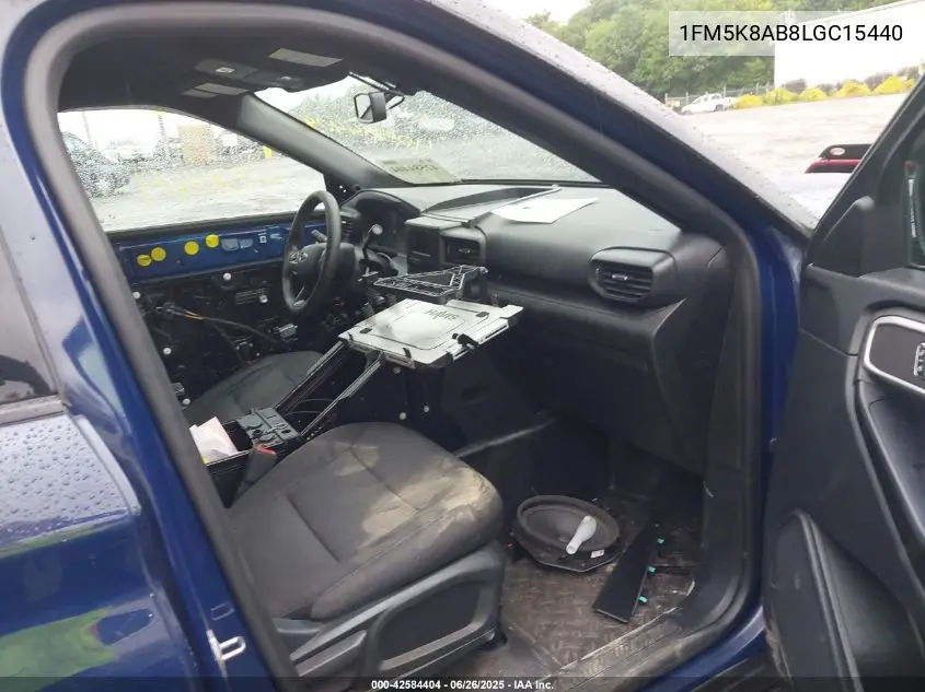 2020 Ford Police Interceptor VIN: 1FM5K8AB8LGC15440 Lot: 42584404
