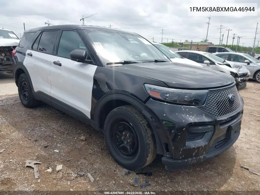 2021 Ford Police Interceptor VIN: 1FM5K8ABXMGA46944 Lot: 42087400