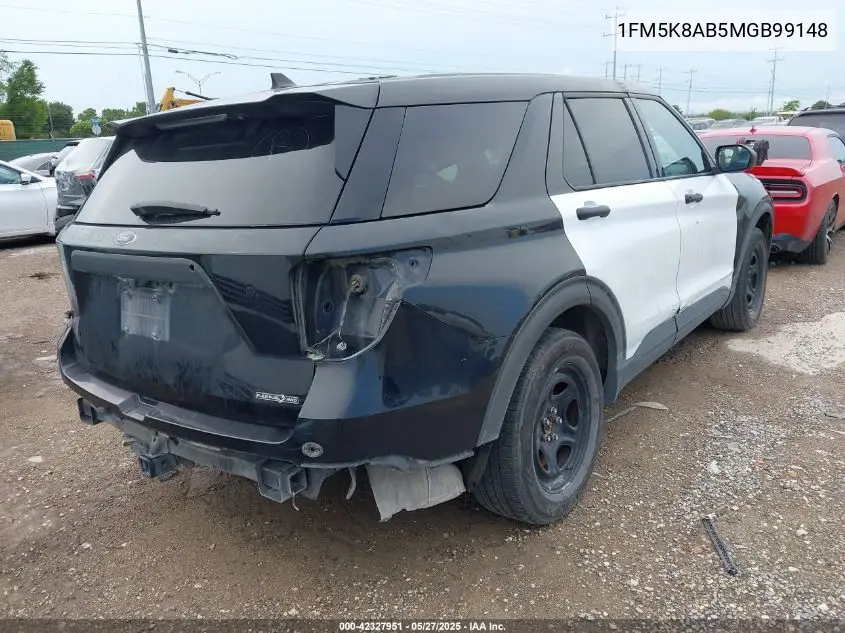 2021 Ford Police Interceptor VIN: 1FM5K8AB5MGB99148 Lot: 42327951