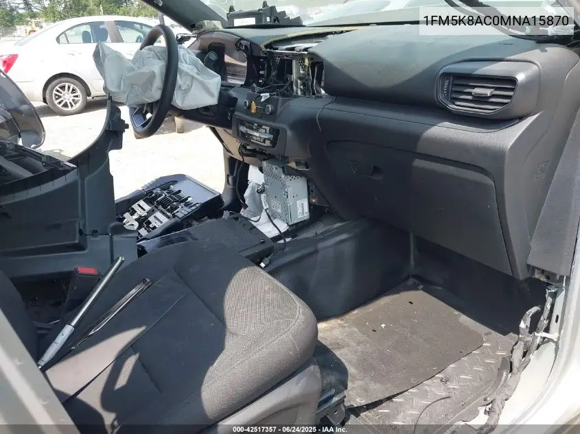 2021 Ford Police Interceptor VIN: 1FM5K8AC0MNA15870 Lot: 42517357