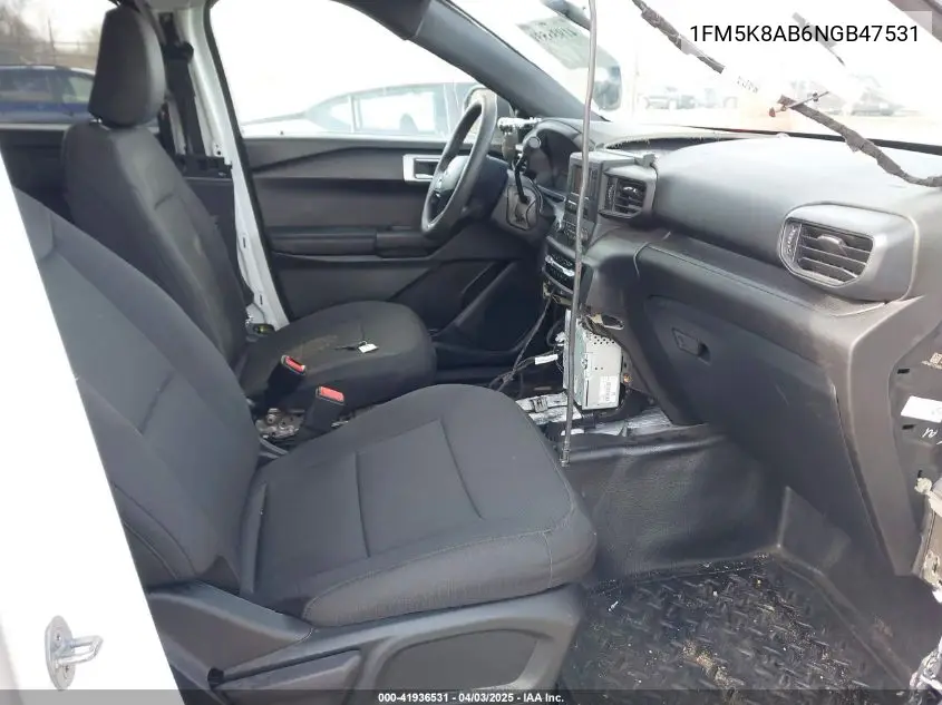 2022 Ford Police Interceptor VIN: 1FM5K8AB6NGB47531 Lot: 41936531