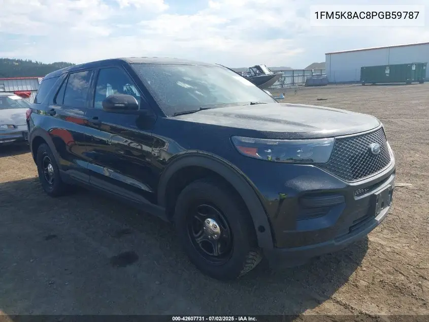 2023 Ford Police Interceptor VIN: 1FM5K8AC8PGB59787 Lot: 42607731