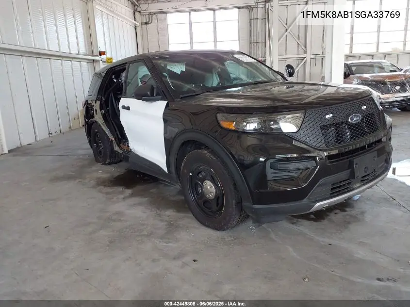2025 Ford Police Interceptor VIN: 1FM5K8AB1SGA33769 Lot: 42449808