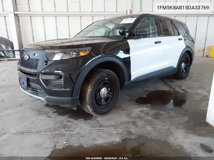 2025 Ford Police Interceptor VIN: 1FM5K8AB1SGA33769 Lot: 42449808