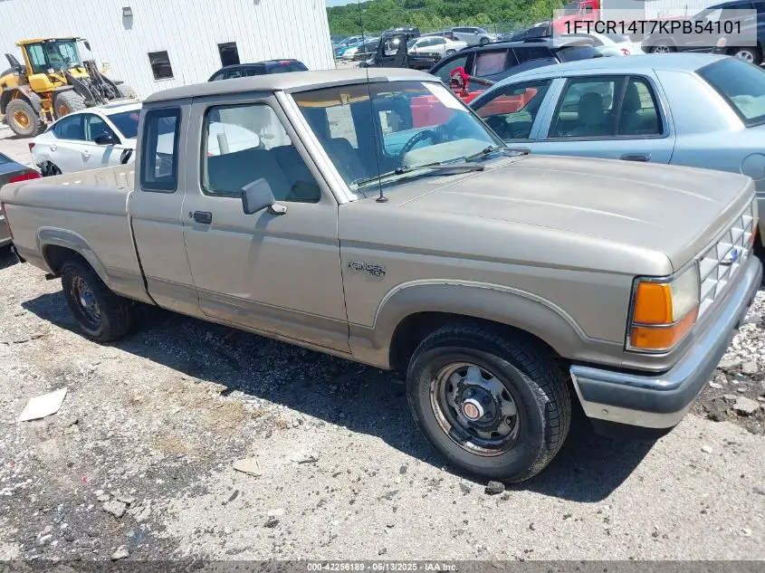 1989 Ford Ranger Super Cab VIN: 1FTCR14T7KPB54101 Lot: 42256189