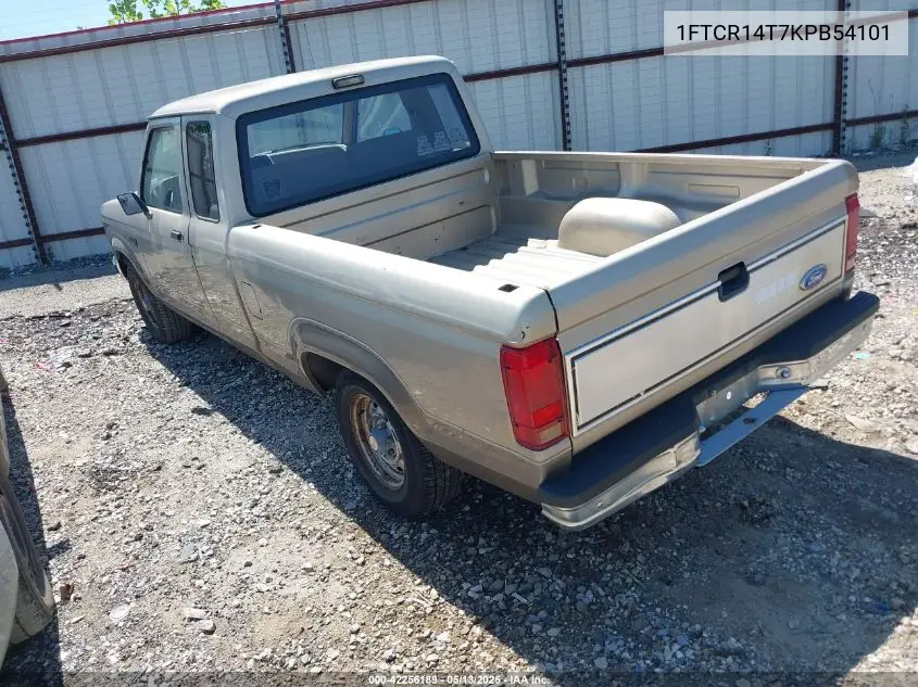 1989 Ford Ranger Super Cab VIN: 1FTCR14T7KPB54101 Lot: 42256189