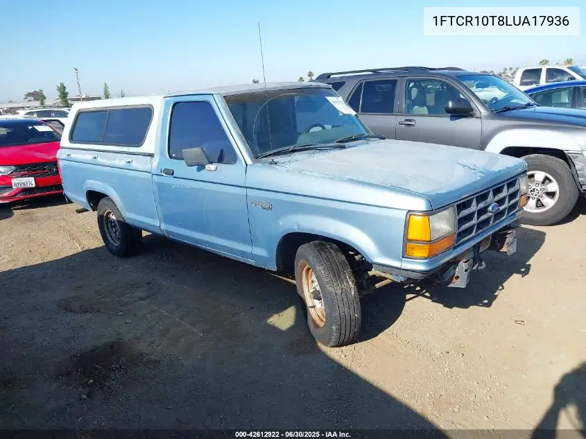 1990 Ford Ranger VIN: 1FTCR10T8LUA17936 Lot: 42612922