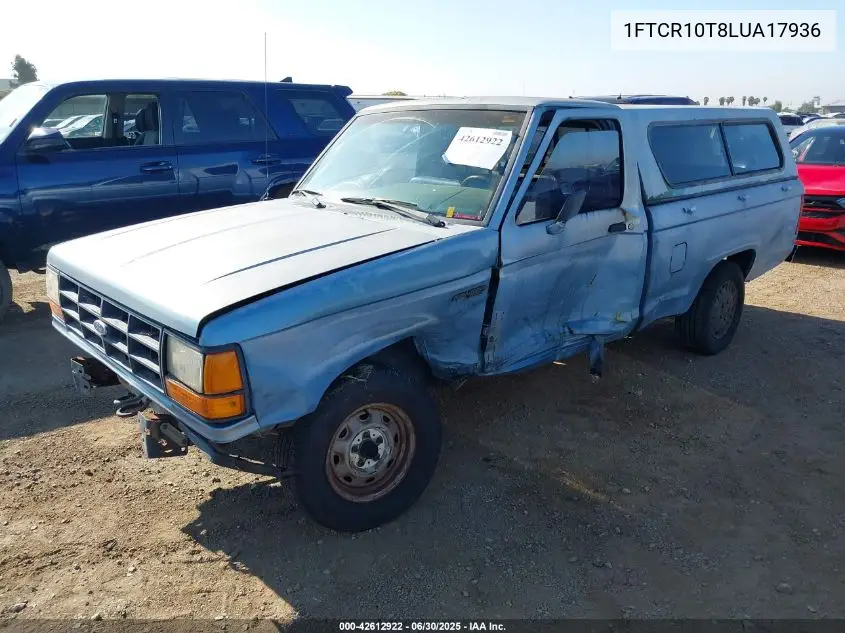 1990 Ford Ranger VIN: 1FTCR10T8LUA17936 Lot: 42612922
